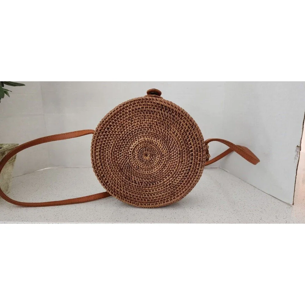 Made In Bali Rattan Crossbody Bag 8
